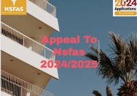 Appeal To Nsfas 2024/2025
