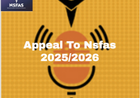 Appeal To Nsfas 2025