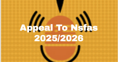 Appeal To Nsfas 2025