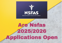 Nsfas 2025/2026 Applications Open