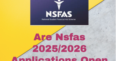 Nsfas 2025/2026 Applications Open