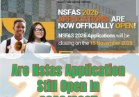 Are Nsfas Application Still Open In 2026/2027