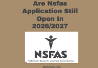 Are Nsfas Application Still Open In 2026/2027