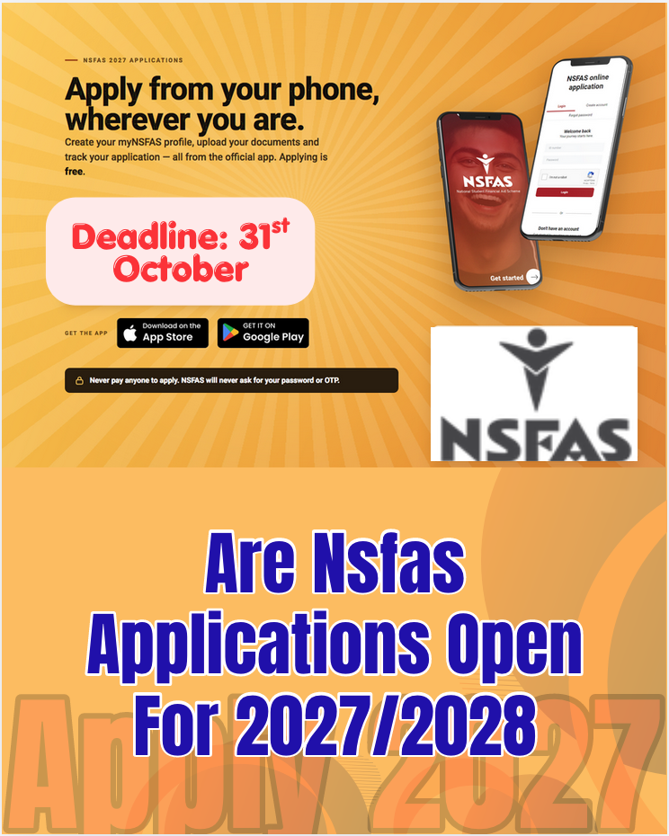 Are Nsfas Applications Open For 2027/2028