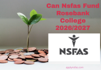 Can Nsfas Fund Rosebank College 2026/2027