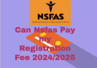 Can Nsfas Pay my Registration Fee 2024