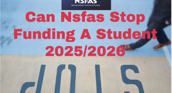 Can Nsfas Stop Funding A Student 2025/2026