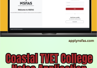 Coastal TVET College Nsfas Application 2026/2027