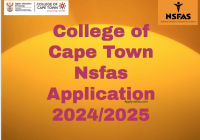 College of Cape Town Nsfas Application 2024