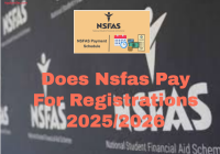 Does Nsfas Pay For Registrations 2025