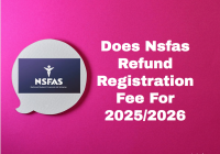 Nsfas Refund Registration Fee For 2025