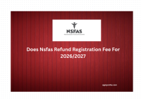 Does Nsfas Refund Registration Fee For 2026:2027