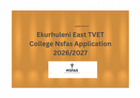 Ekurhuleni East TVET College Nsfas Application 2026:2027