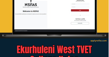 Ekurhuleni West TVET College Nsfas Application 2026/2027