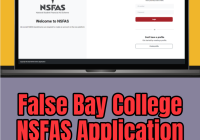 False Bay College NSFAS Application 2026/2027