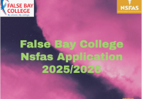 False Bay College Nsfas Application 2025