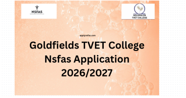 Goldfields TVET College Nsfas Application 2026:2027