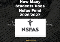 How Many Students Does Nsfas Fund 2026/2027