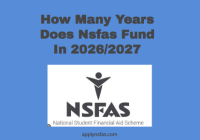 How Many Years Does Nsfas Fund In 2026/2027