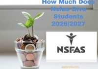 How Much Does Nsfas Give Students 2026/2027