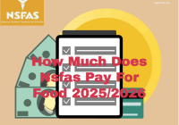 Does Nsfas Pay For Food 2025
