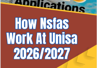 How Nsfas Work At Unisa 2026/2027
