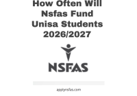 How Often Will Nsfas Fund Unisa Students 2026/2027