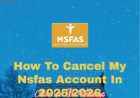 How To Cancel My Nsfas Account In 2025