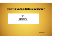 How To Cancel Nsfas 2026:2027