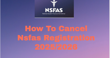 Cancel Nsfas Registration 2025