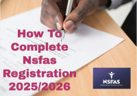 Complete Nsfas Registration 2025