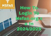 Login To Nsfas.org.za In 2024