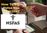 How To Sign Nsfas Nba 2026/2027