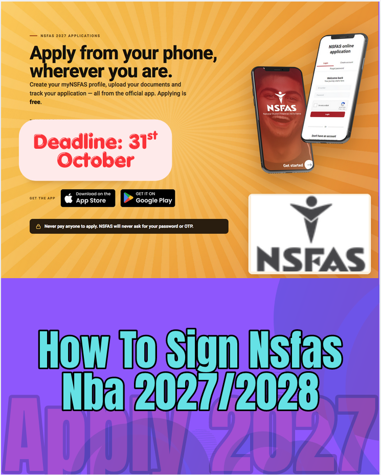 How To Sign Nsfas Nba 2027/2028