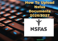 How To Upload Nsfas Documents 2026/2027