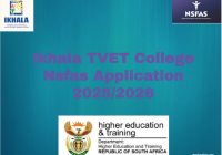 Ikhala TVET College Nsfas Application 2025
