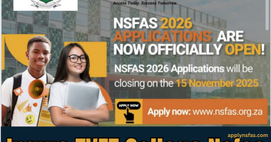 Ingwe TVET College Nsfas Application 2026/2027