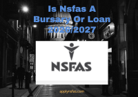 Is Nsfas A Bursary Or Loan 2026/2027