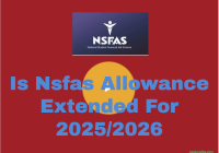 Nsfas Allowance Extended For 2025