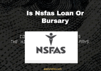 Is Nsfas Loan Or Bursary