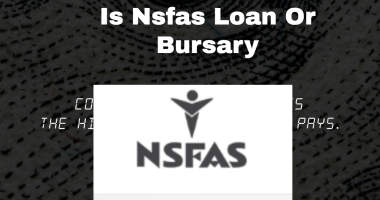 Is Nsfas Loan Or Bursary