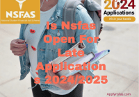 Nsfas Open For Late Applications 2024