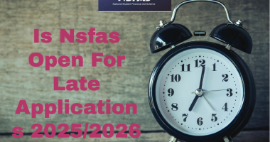 Nsfas Open For Late Applications 2025