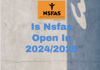 Is Nsfas Open In 2024