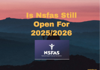 Nsfas Still Open For 2025