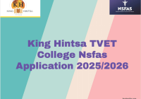 King Hintsa TVET College Nsfas Application 2025