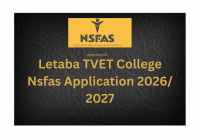 Letaba TVET College Nsfas Application 2026: 2027
