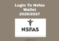 Login To Nsfas Wallet 2026/2027
