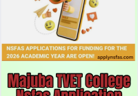 Majuba TVET College Nsfas Application Date 2026/2027
