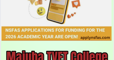 Majuba TVET College Nsfas Application Date 2026/2027